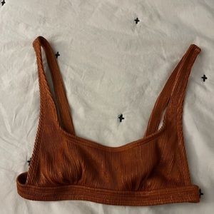 Sparkly Rose Swim Top size XS